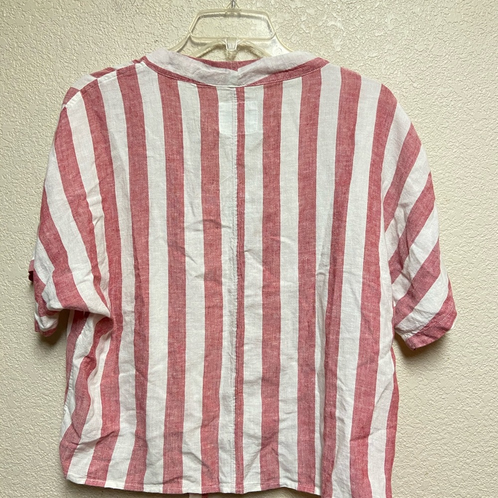 Rails Thea Shirt Button Down Cropped - image 3